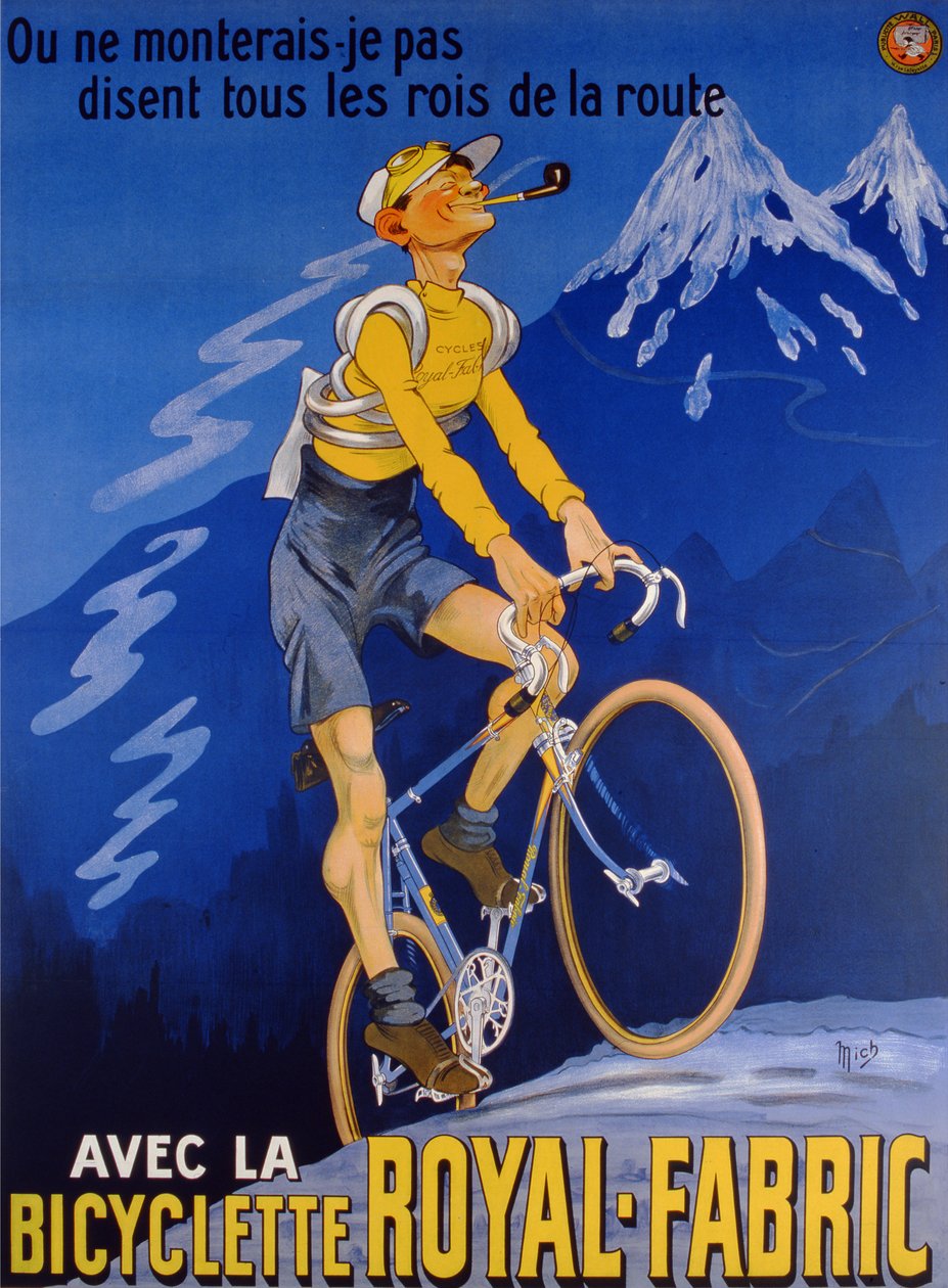 Poster die fietsen 