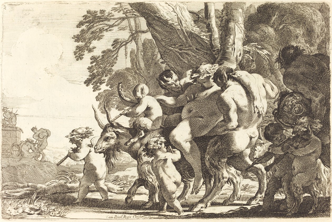 Dronken Silenus door Michel Dorigny