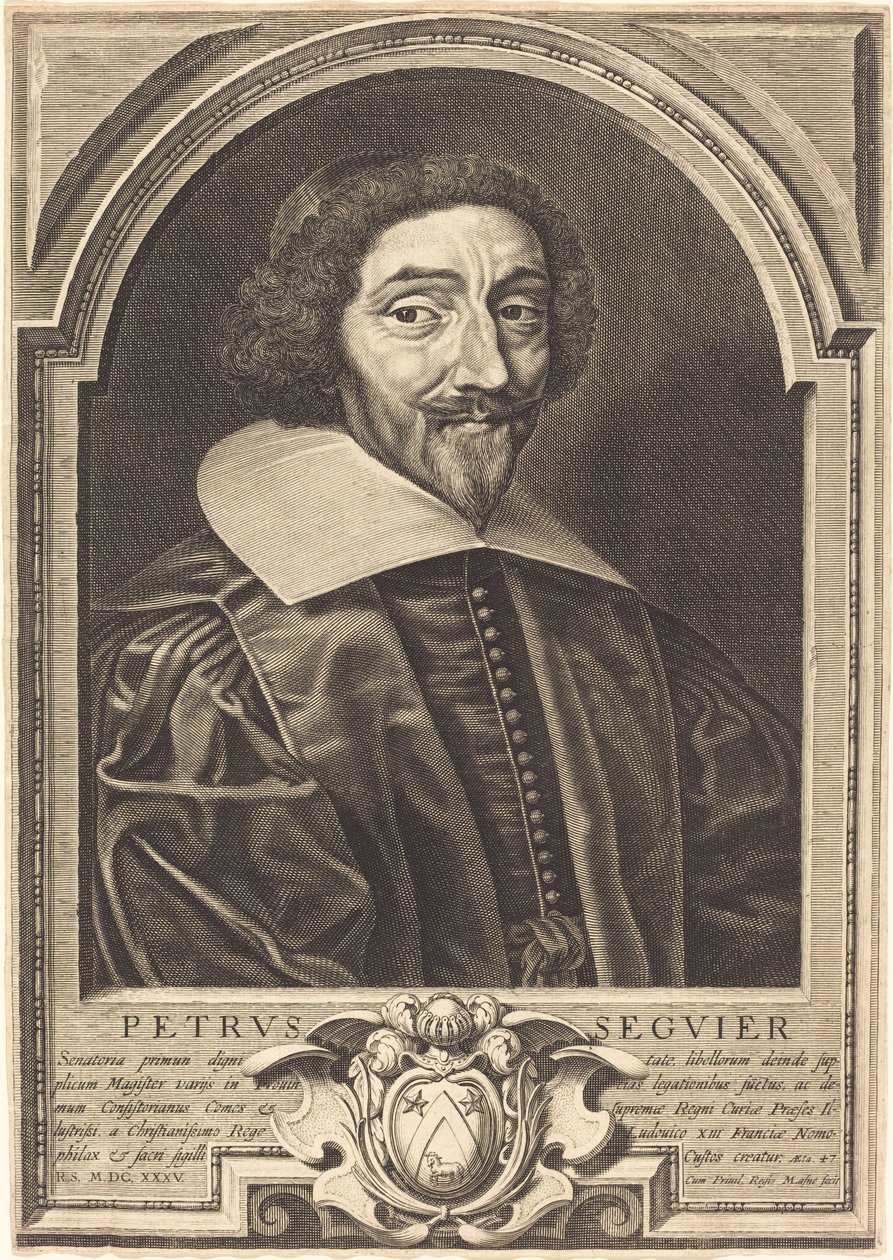 Pierre Seguier door Michel Lasne