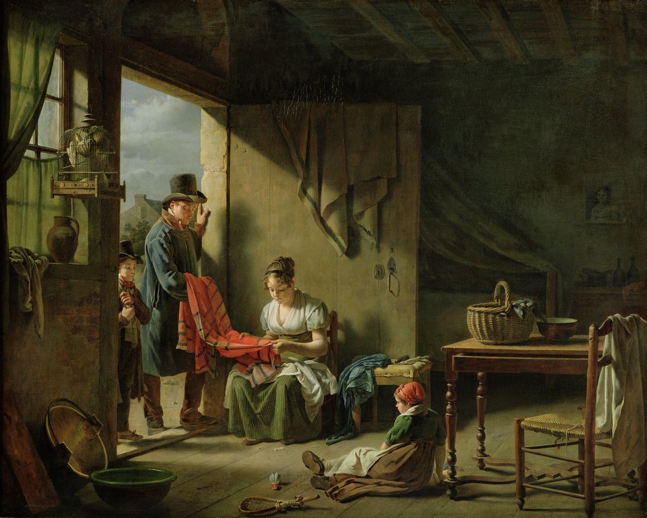 De Marskramer, 1812 door Michel Martin Drolling