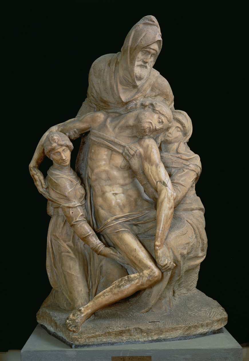 Pieta, 1553 door Michelangelo Buonarroti