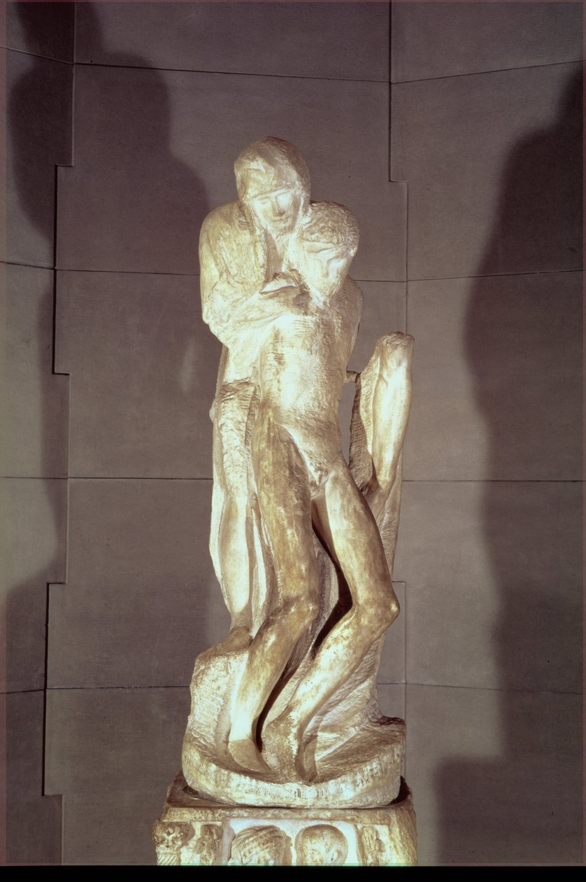 Rondanini Pieta, 1564 (marmer) door Michelangelo Buonarroti