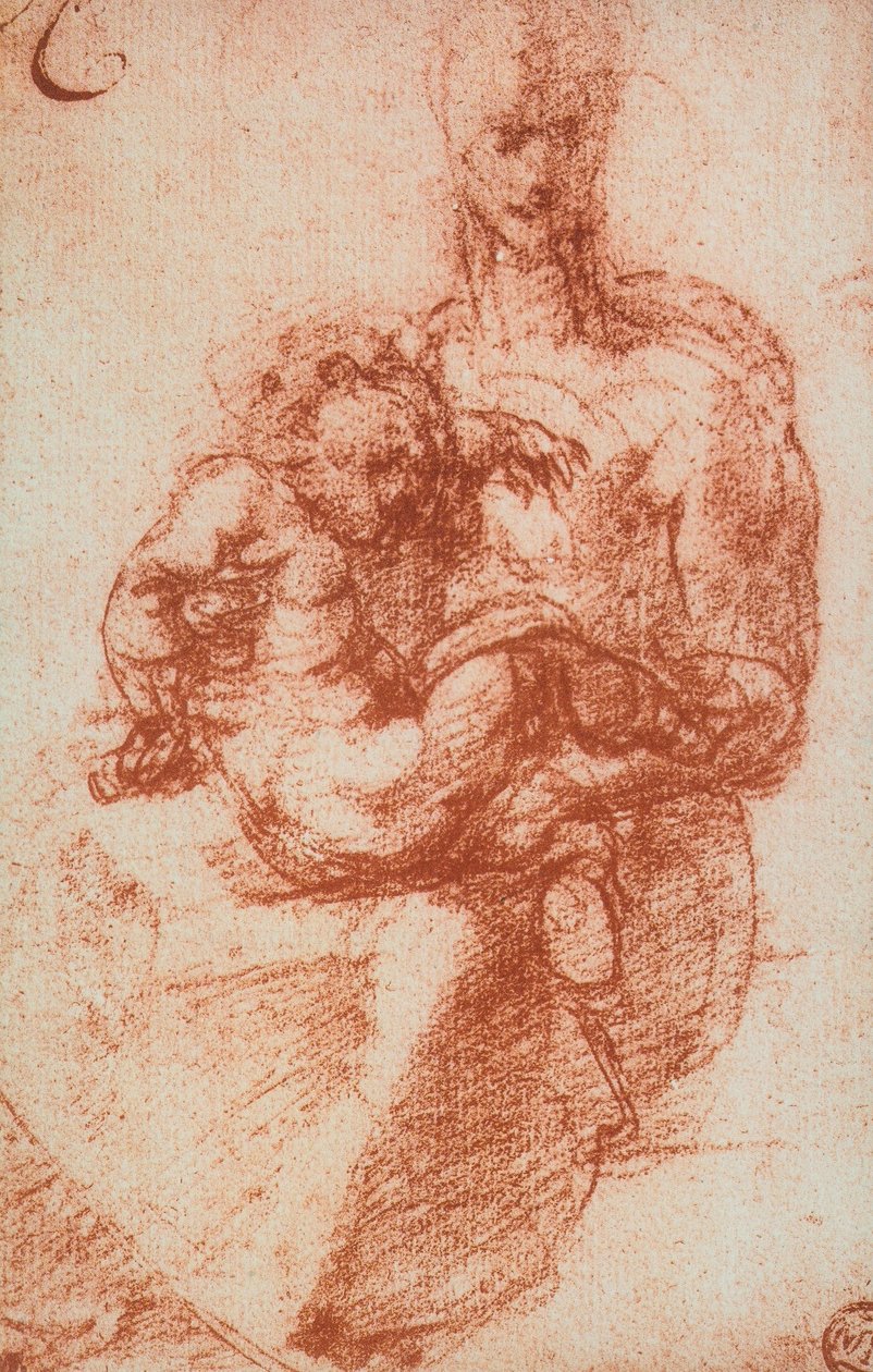 De Maagd en Kind door Michelangelo Buonarroti
