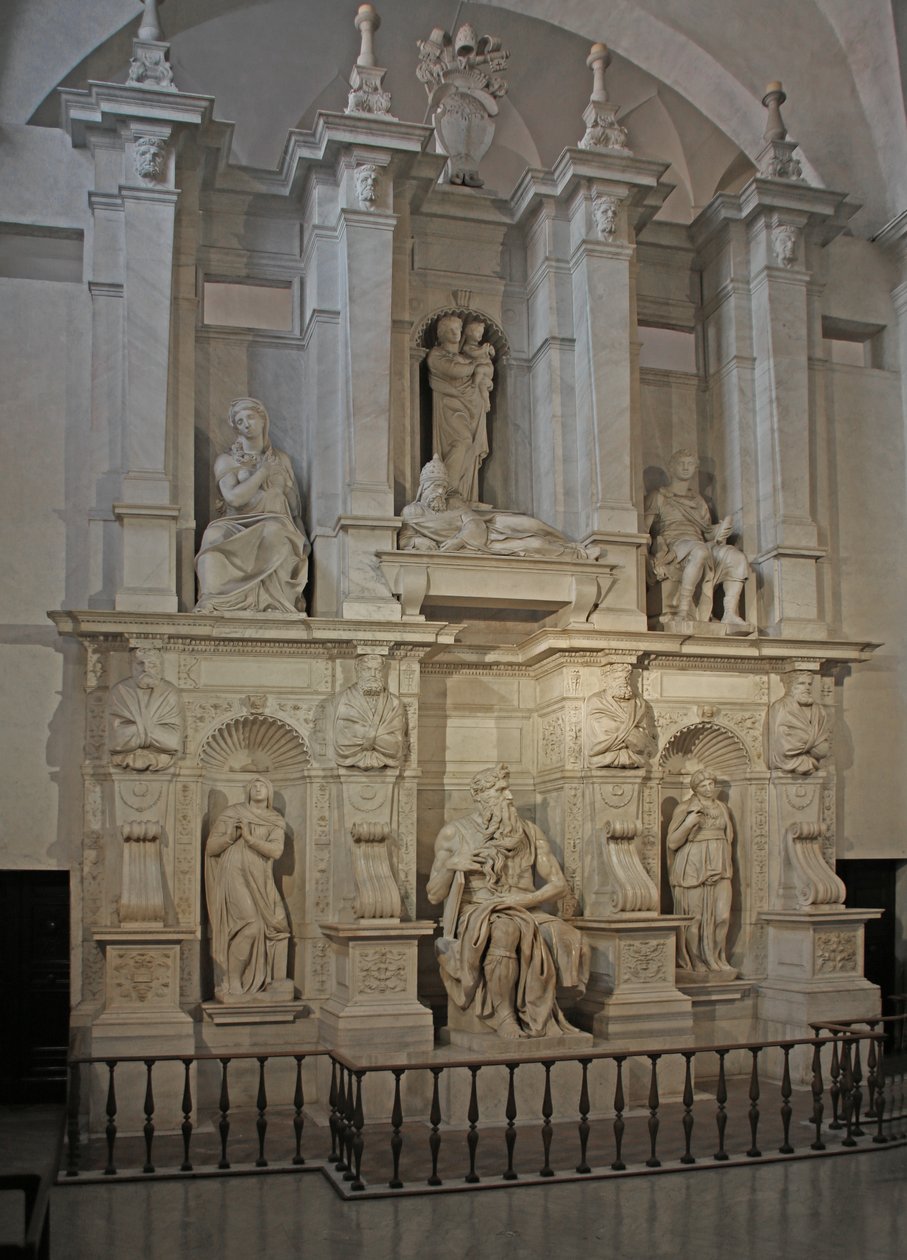 Graf van Julius II, 1515 door Michelangelo Buonarroti
