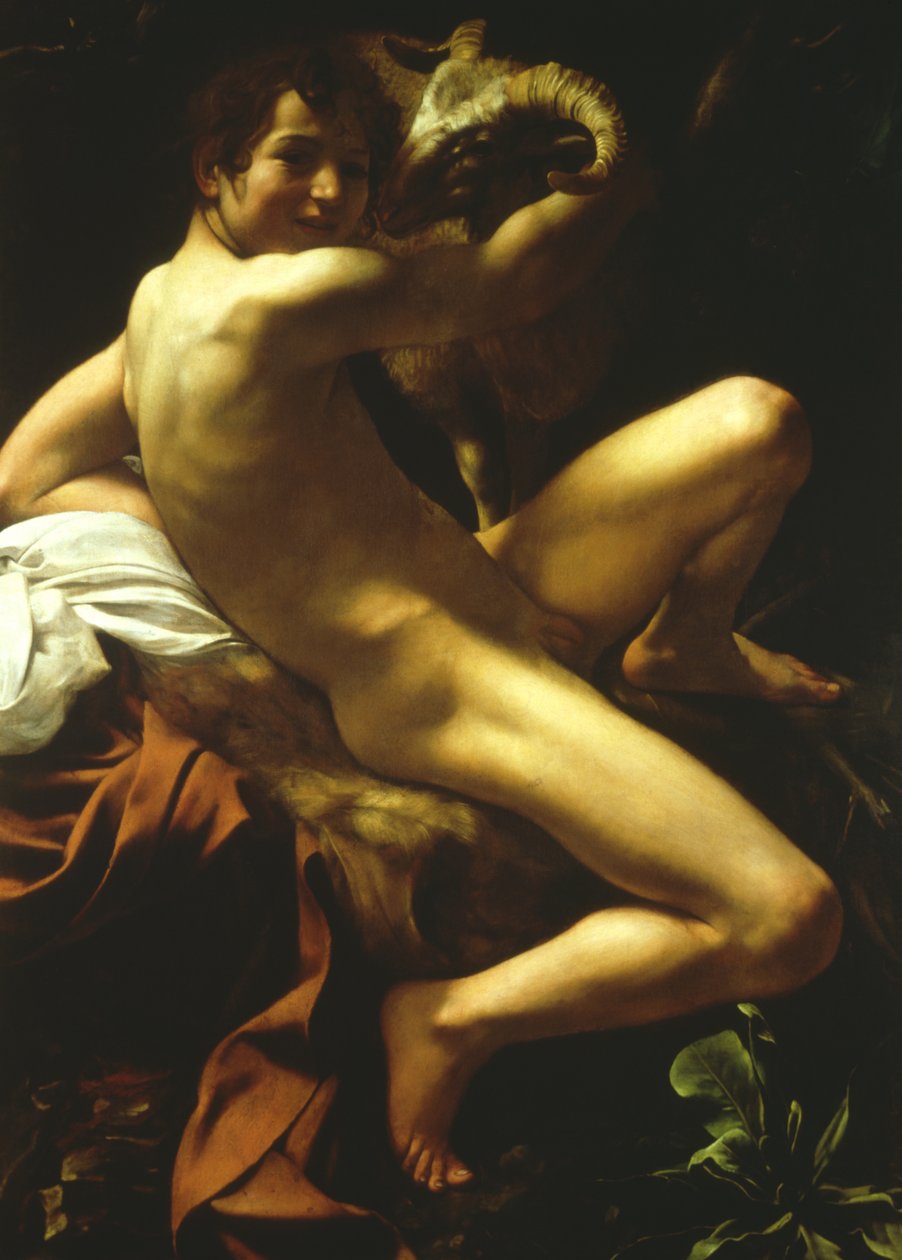 Sint Johannes de Doper door Michelangelo Merisi Caravaggio