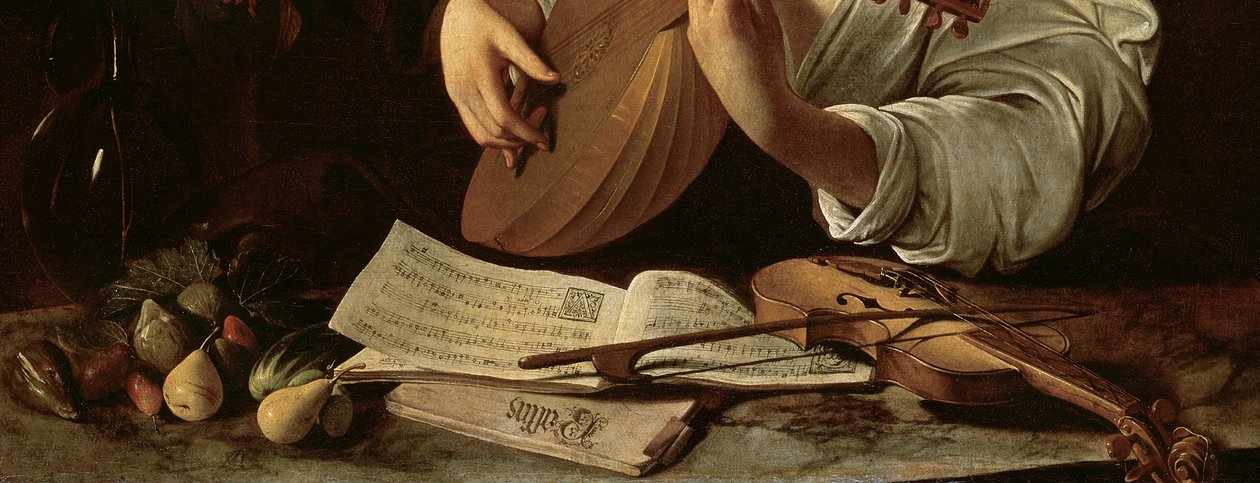 De Luitspeler, ca. 1595 door Michelangelo Merisi Caravaggio