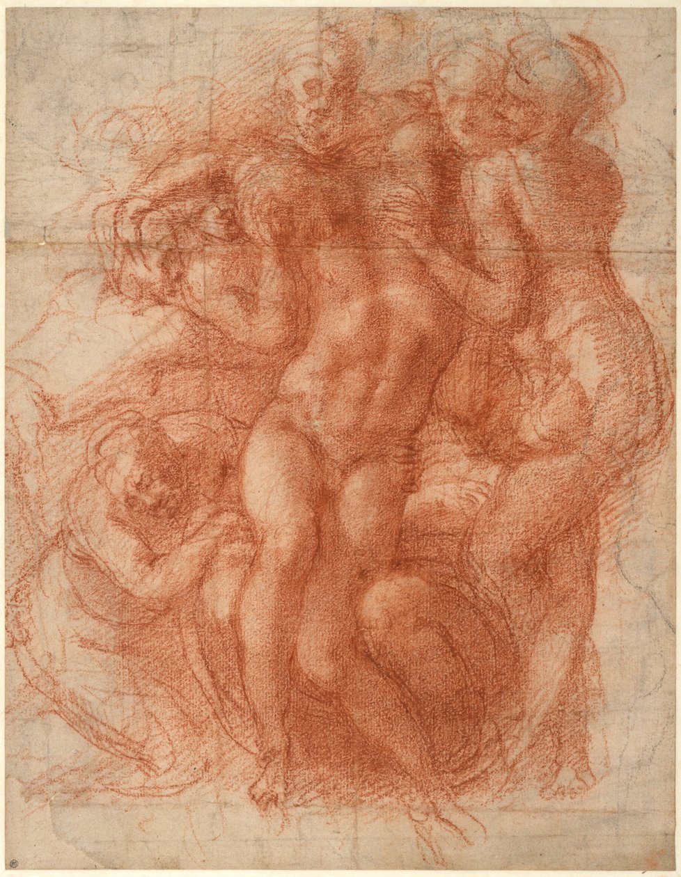 Bewening (recto), ca. 1530 door Michelangelo