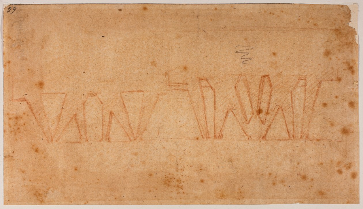 Vestingwerkplan door Michelangelo Buonarroti