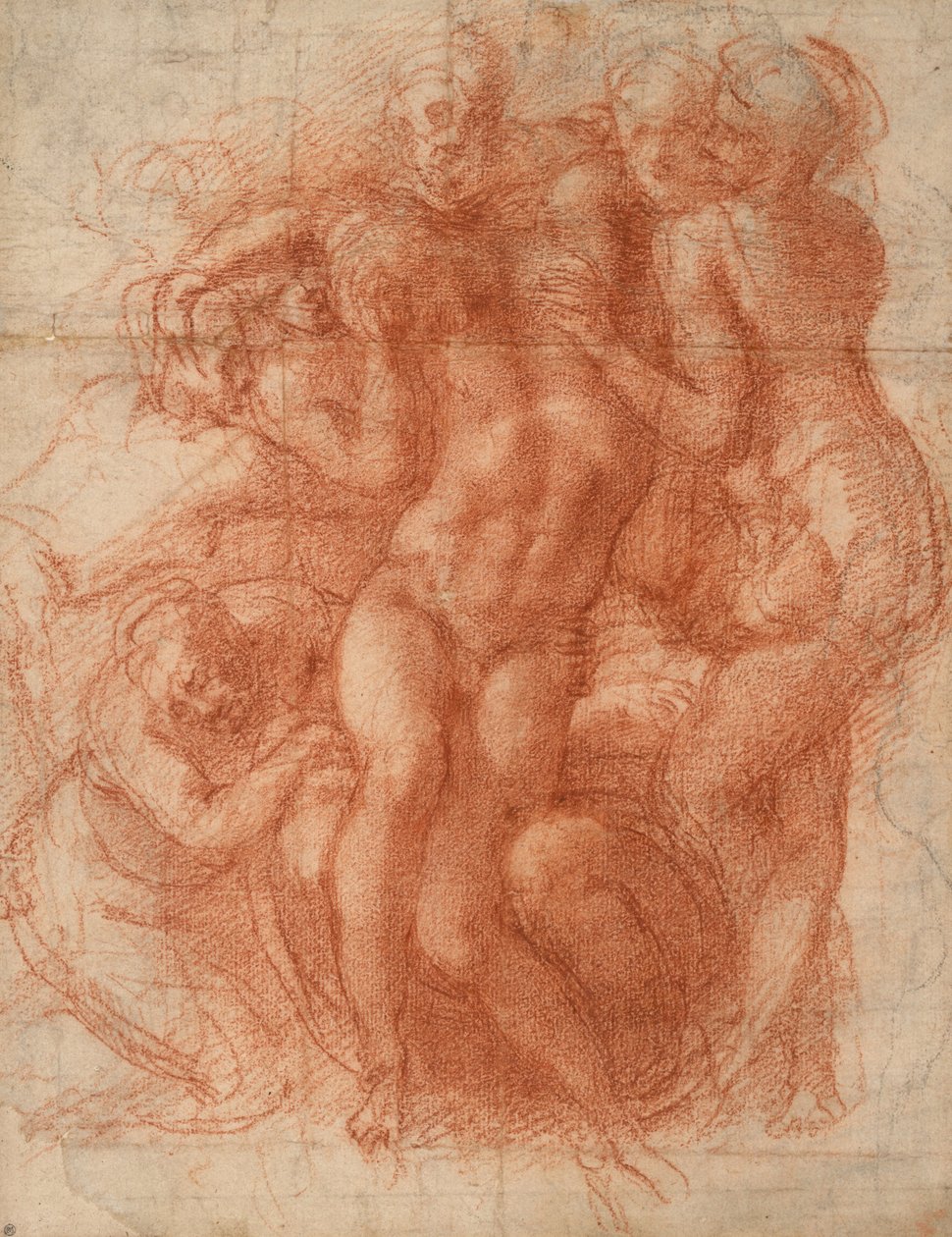 Rouw, c.1530 door Michelangelo Buonarroti