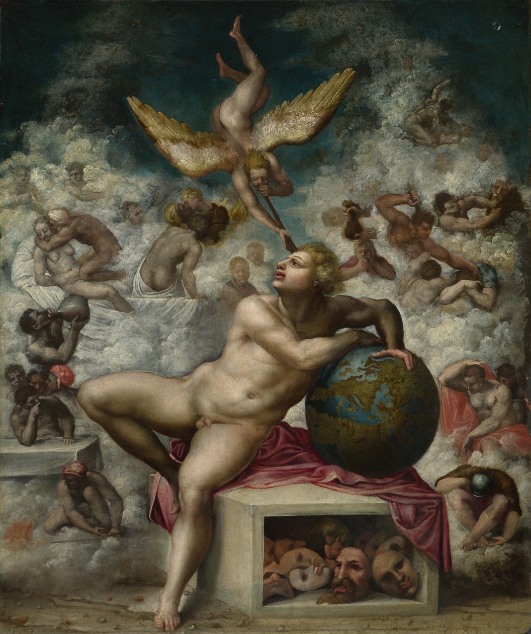 De Droom van het Menselijk Leven, na 1533 door Michelangelo Buonarroti