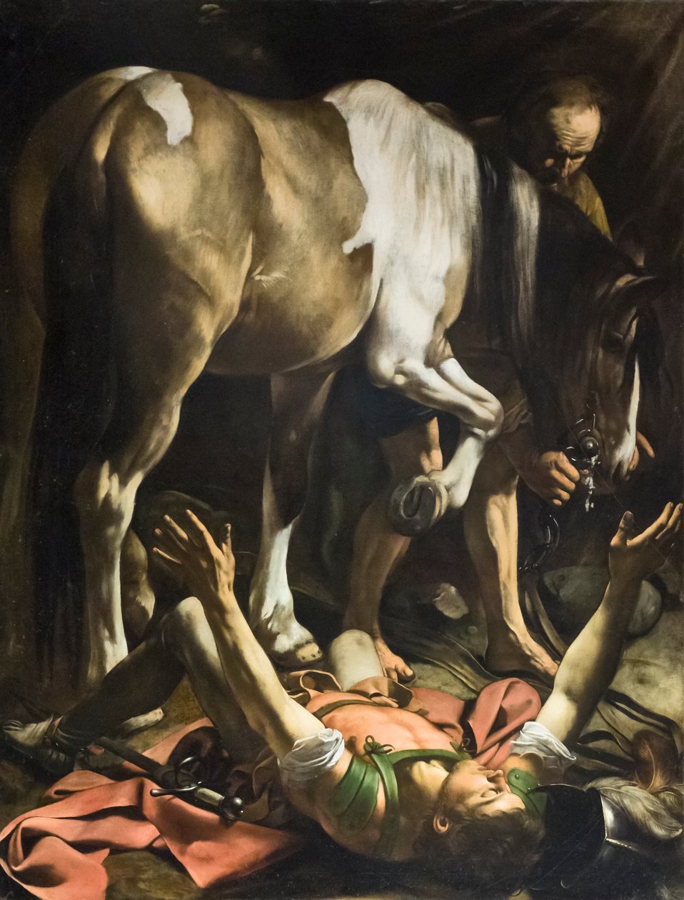 Bekering van St. Paulus door Michelangelo Merisi da Caravaggio