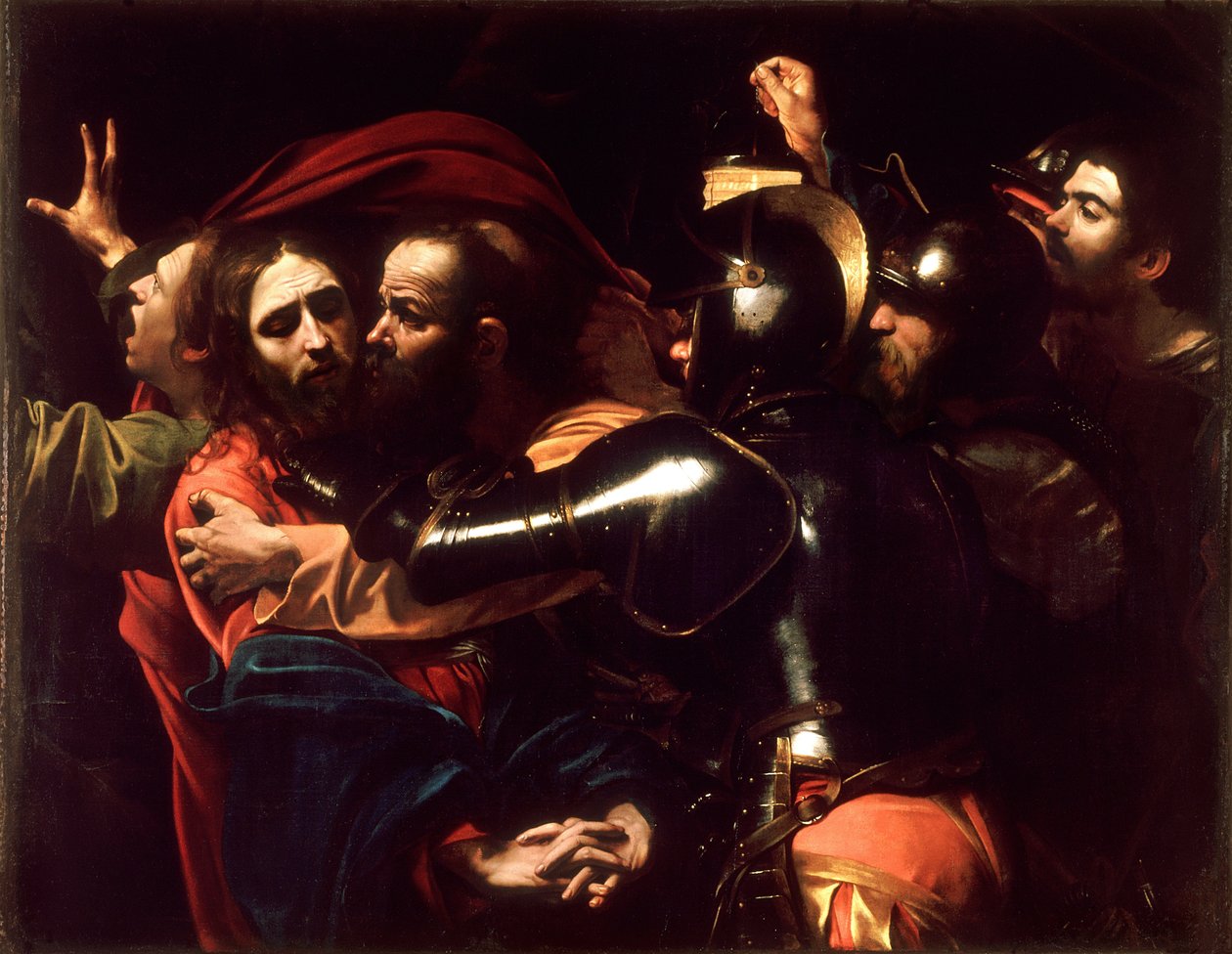 De gevangenneming van Christus door Michelangelo Merisi da Caravaggio