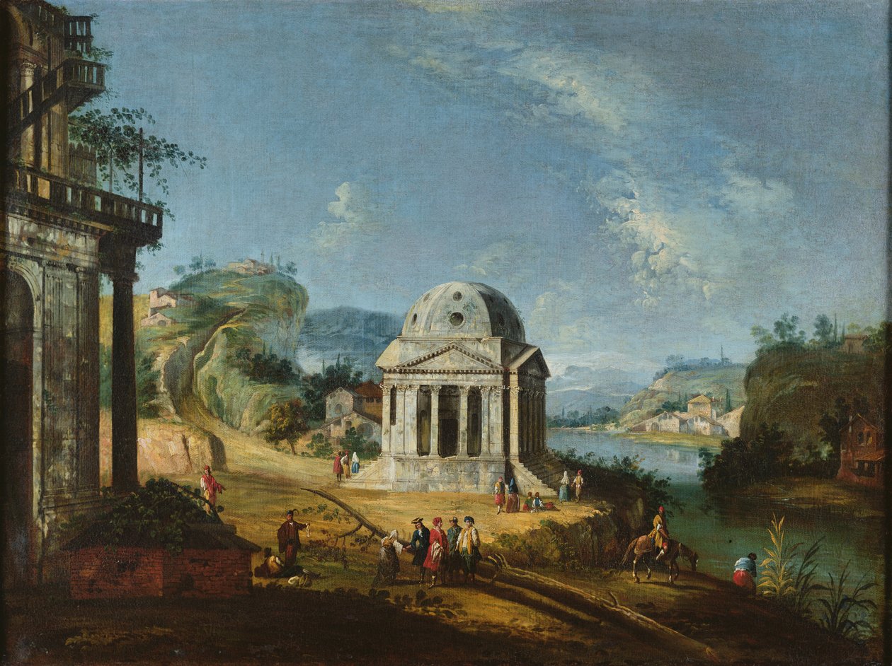 Romeinse monumenten door Michele Marieschi
