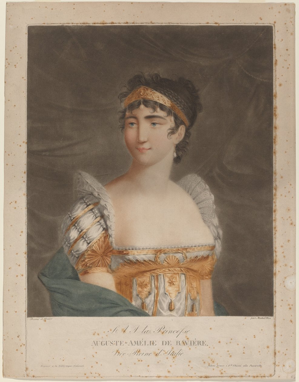 Prinses Auguste Amelie van Beieren door Michele Bisi