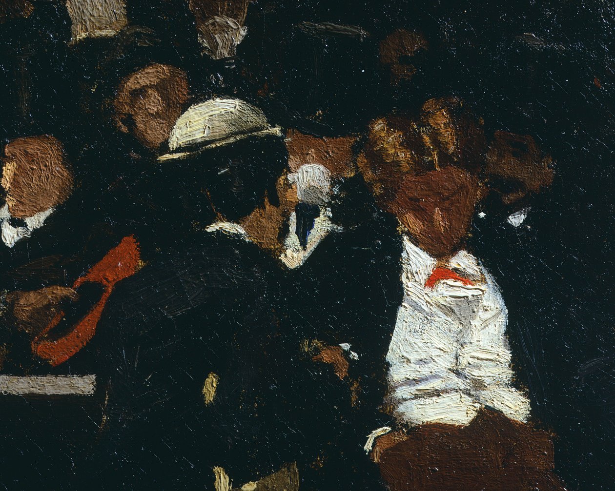 Piazza San Marco, detail, 1869 door Michele Cammarano
