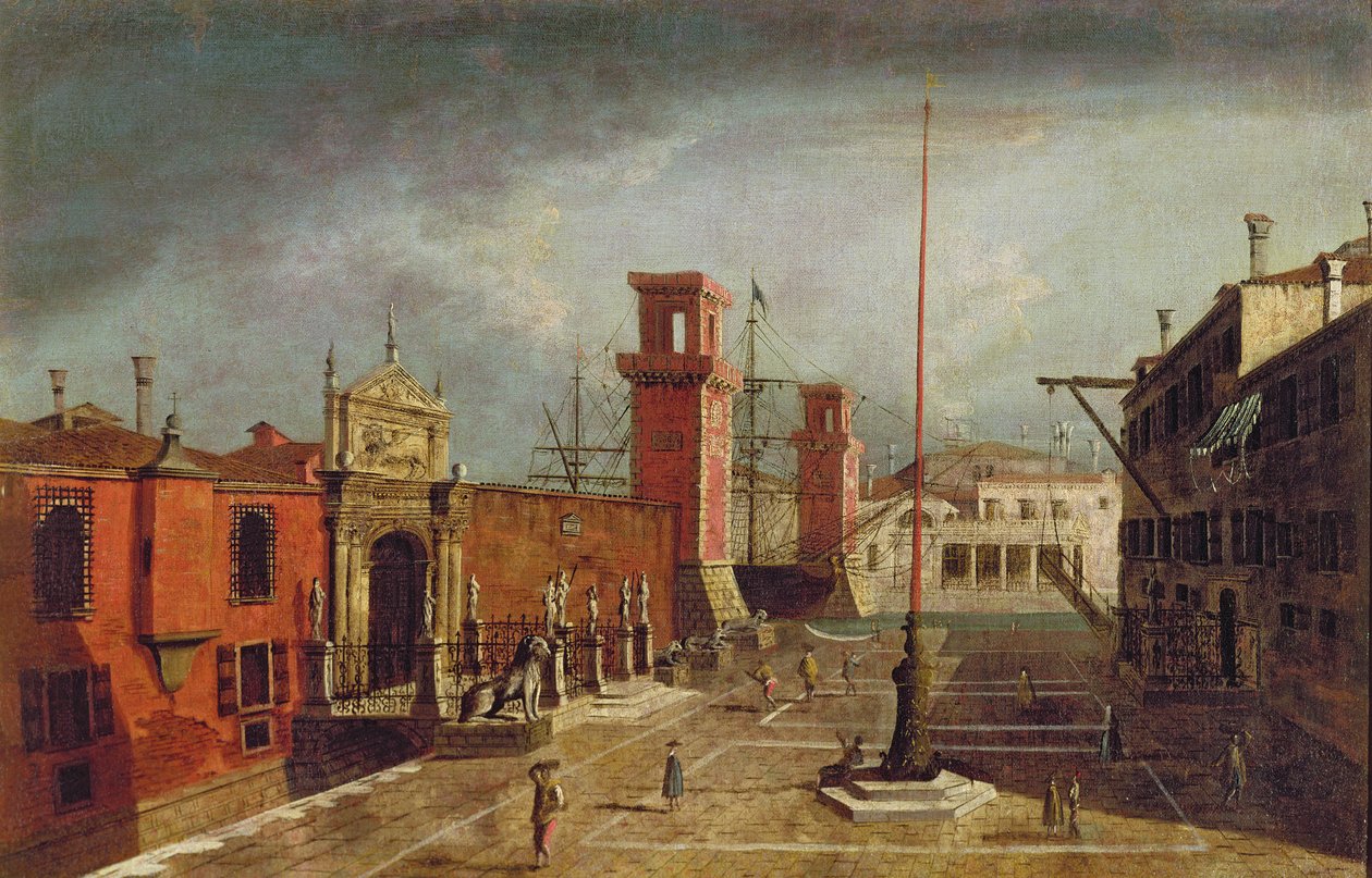 Het Arsenale, Venetië door Michele Marieschi