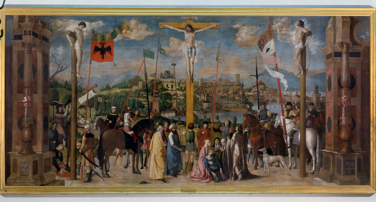 Kruisiging, 1501 door Michelle da Verona