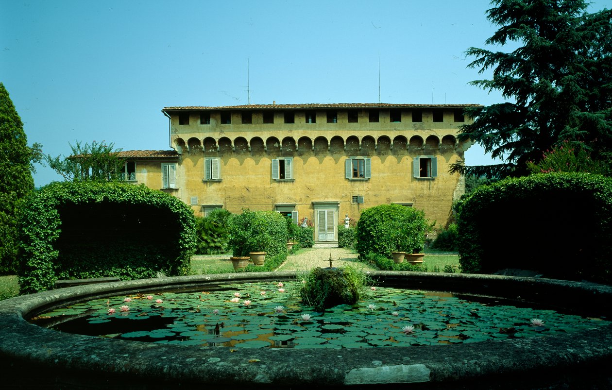 Villa Medicea di Careggi, begonnen in 1459 door Michelozzo di Bartolommeo