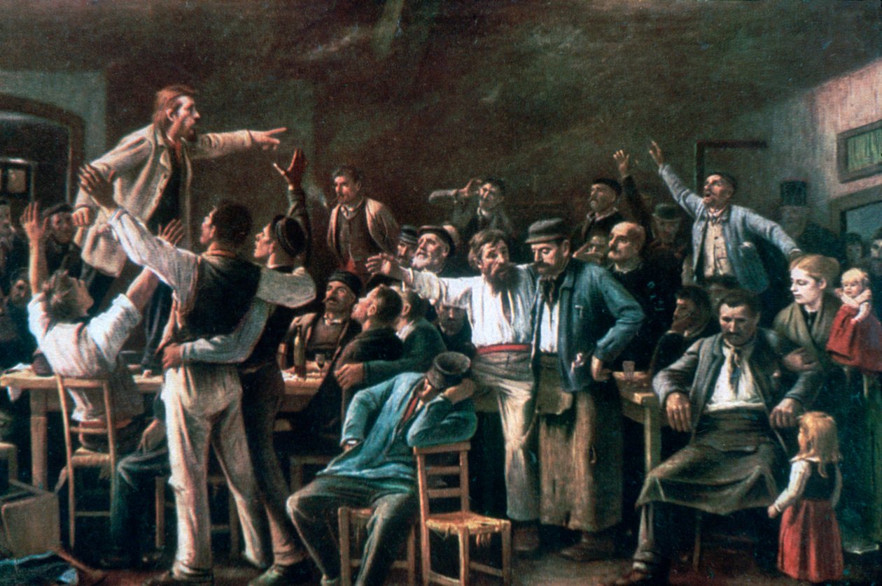 Staking, 1895 door Mihály Munkácsy