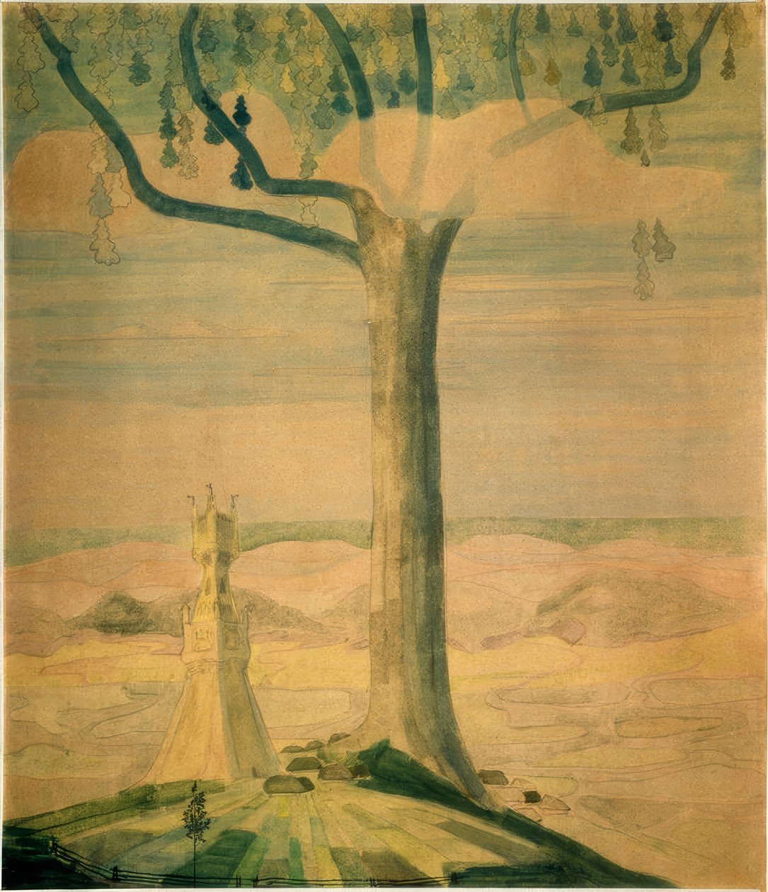 Andante (Sonate IV) door Mikalojus Ciurlionis