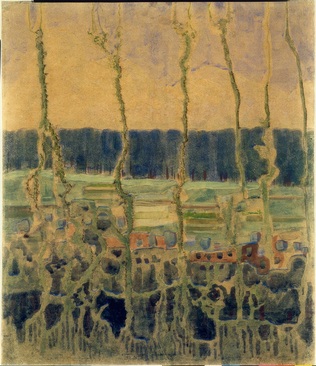 Zomer (I) door Mikalojus Ciurlionis