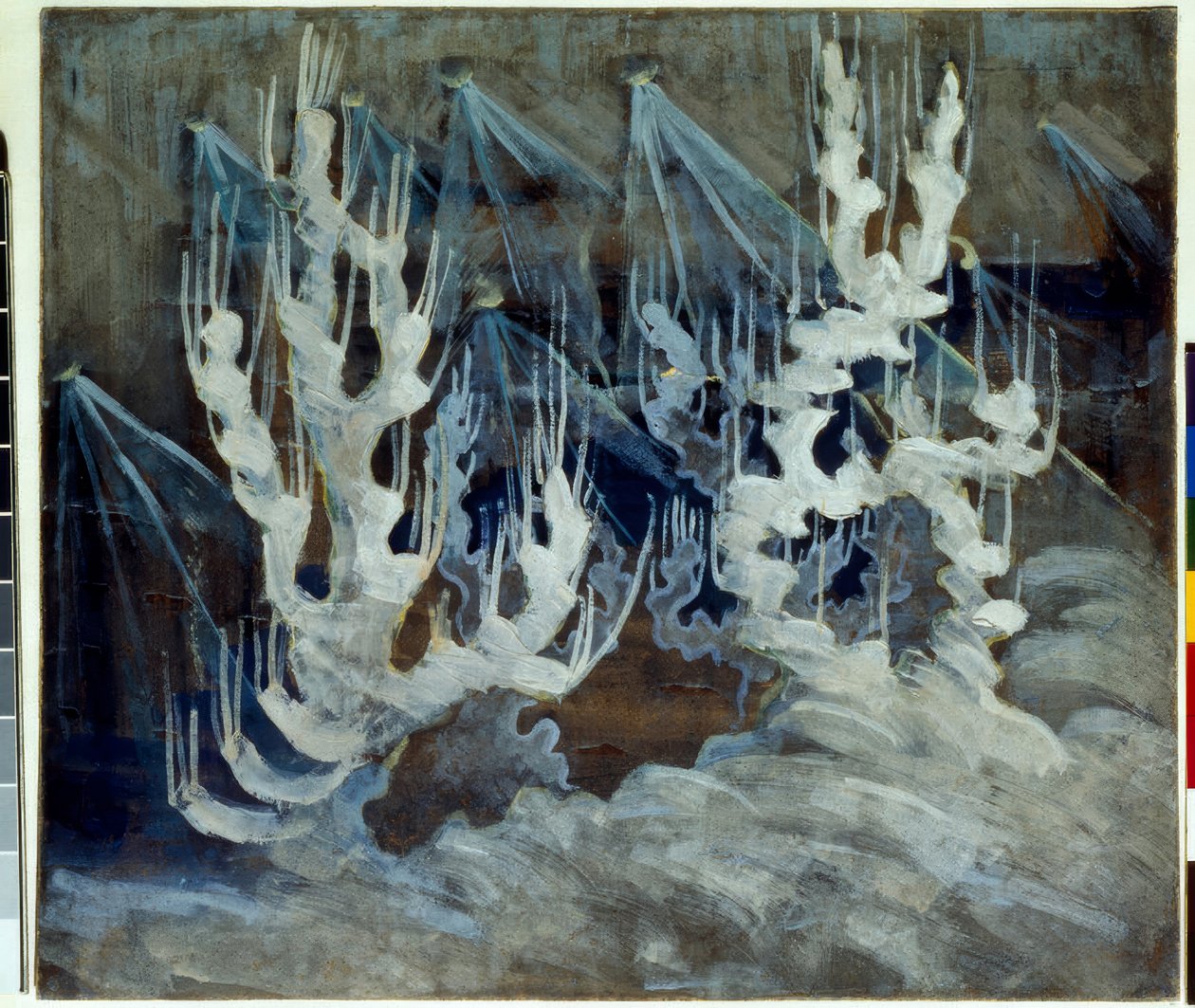 Winter (II) door Mikalojus Ciurlionis