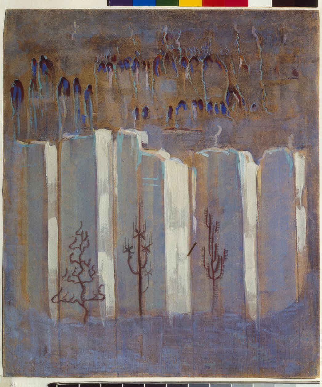 Winter (III) door Mikalojus Konstantinas Čiurlionis