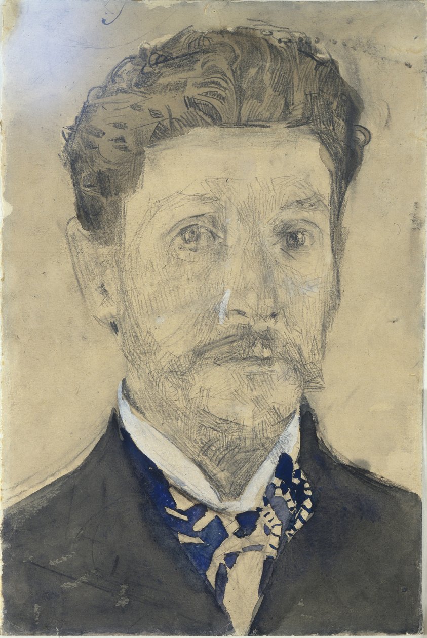 Zelfportret door Mikhail Aleksandrovich Vrubel