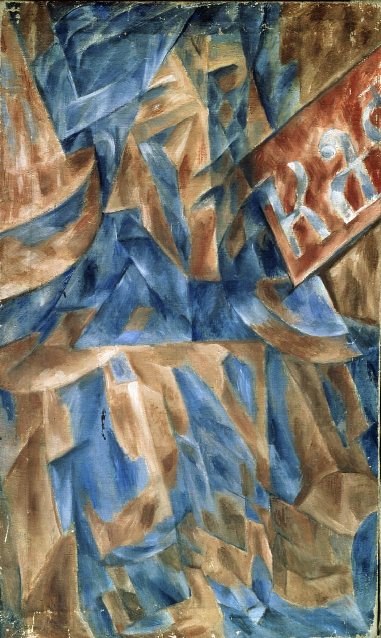 Dame in een café door Mikhail Vasilyevich Le Dantyu