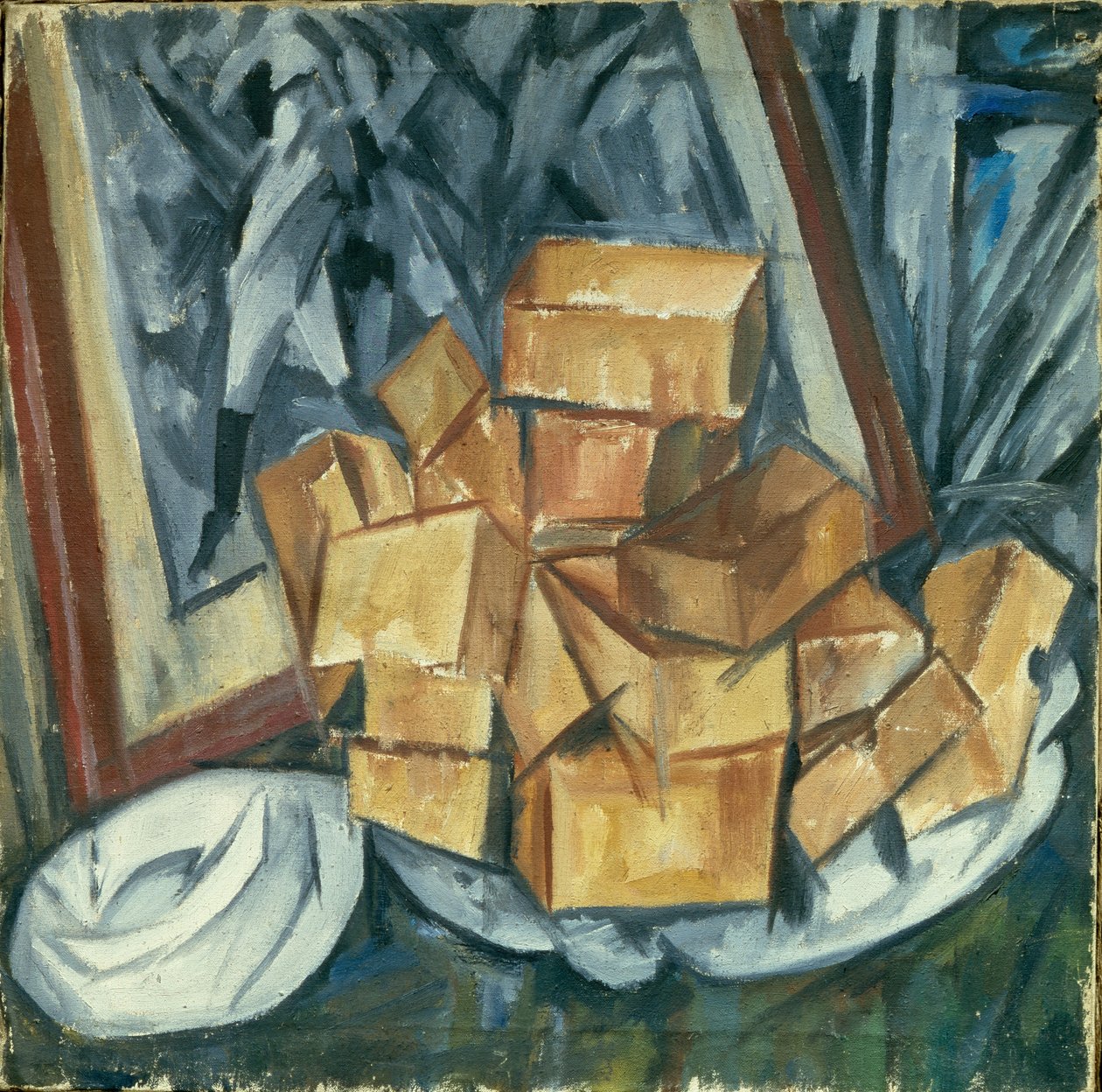 Stilleven door Mikhail Vasilyevich Le Dantyu