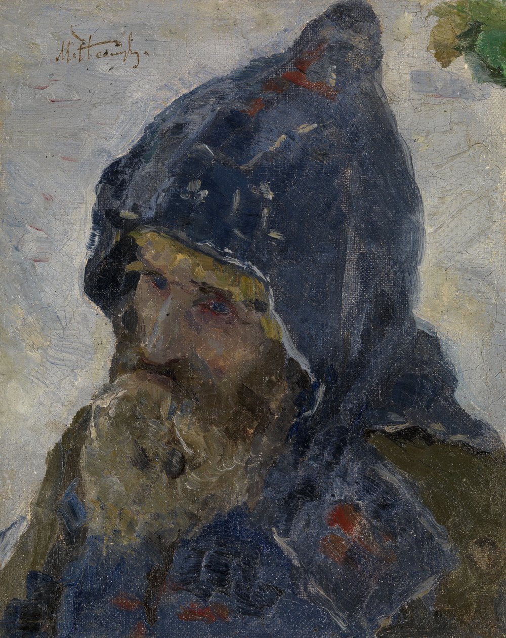 Sint Sergius van Radonezh door Mikhail Vasilievich Nesterov
