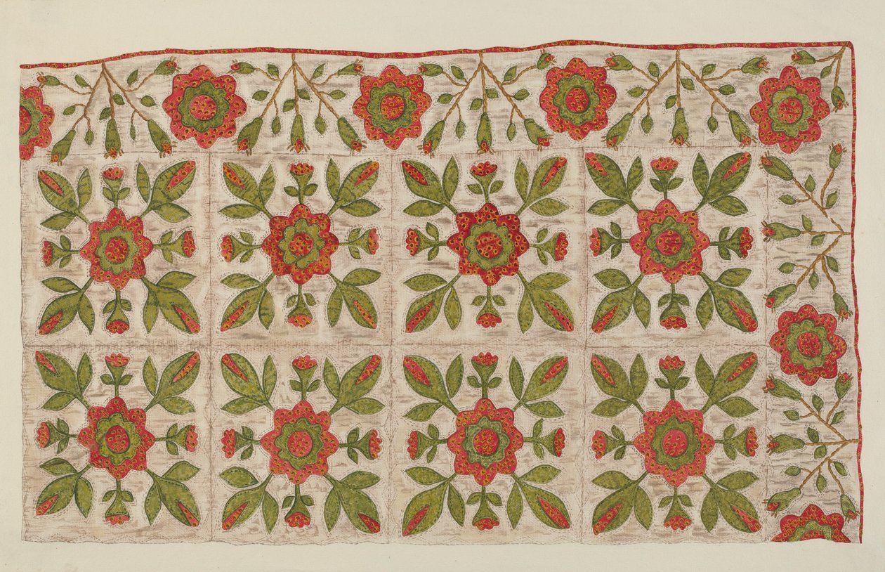 Applicatie Quilt door Mildred E. Bent