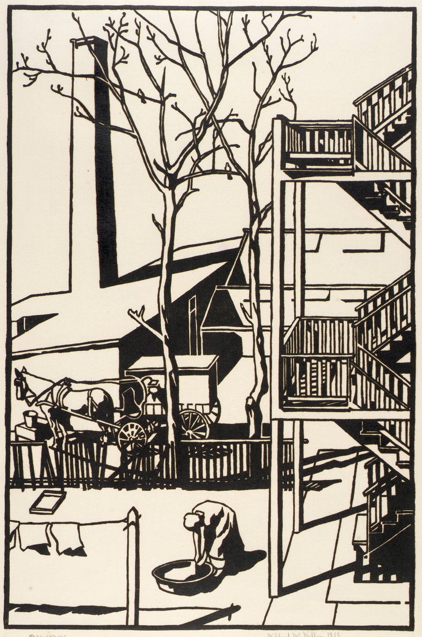 Achtertrap door Mildred McMillen