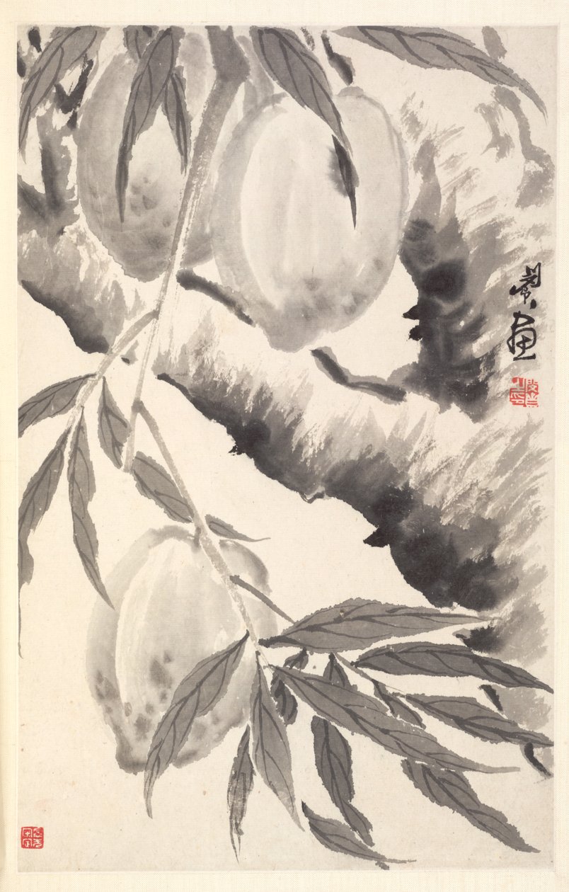 Perziken door Min Zhen