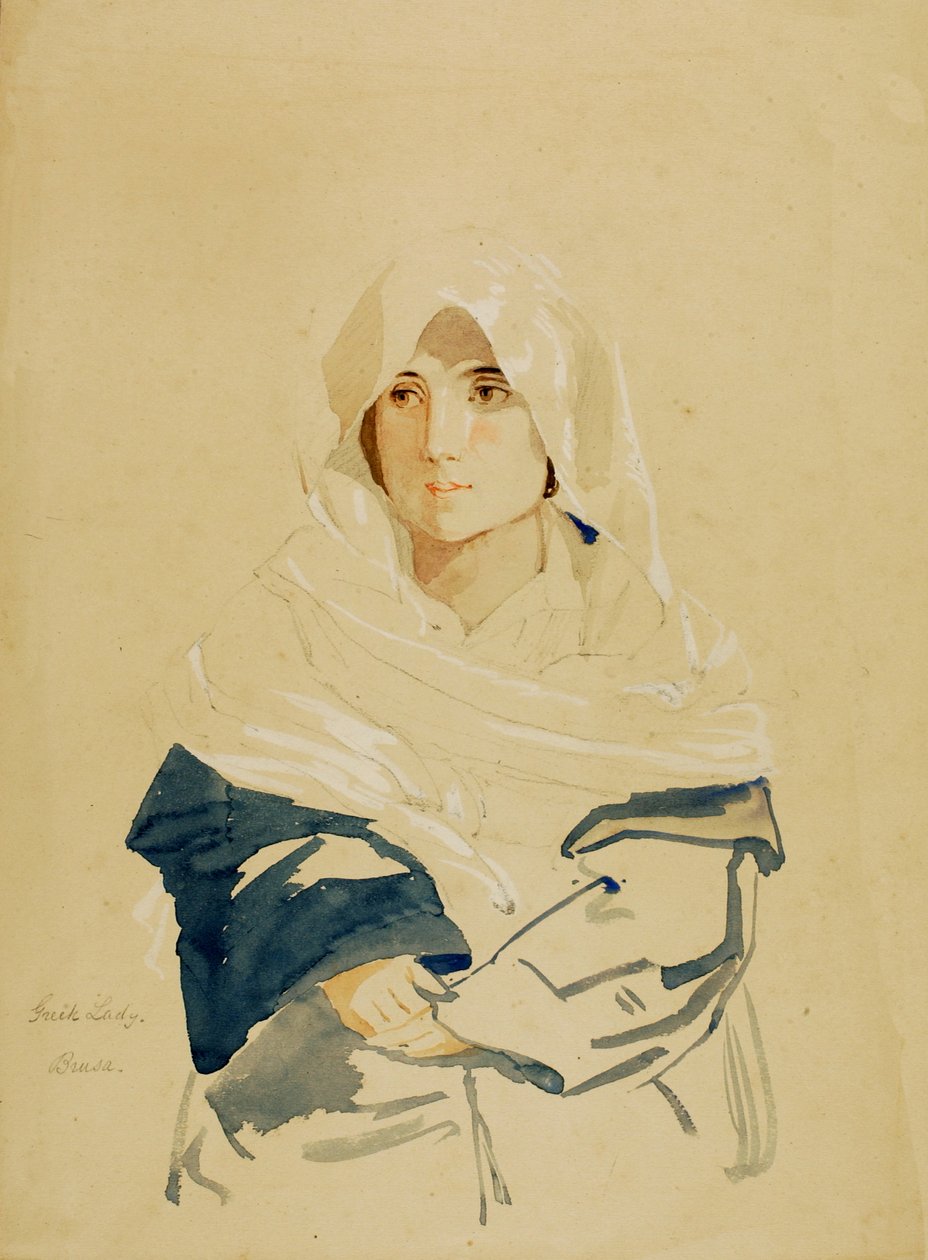 Griekse dame, Brusa, n.d. door Miner Kilbourne Kellogg