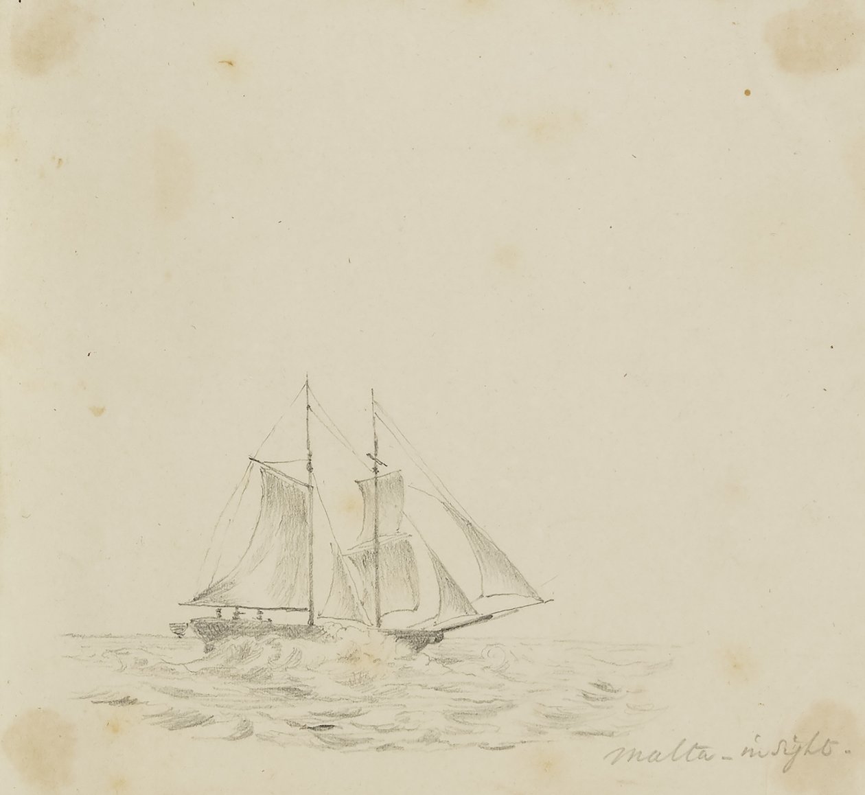 Malta (schip) door Miner Kilbourne Kellogg