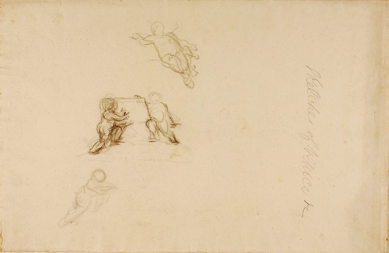 Putti (schetsen van Venetië) door Miner Kilbourne Kellogg