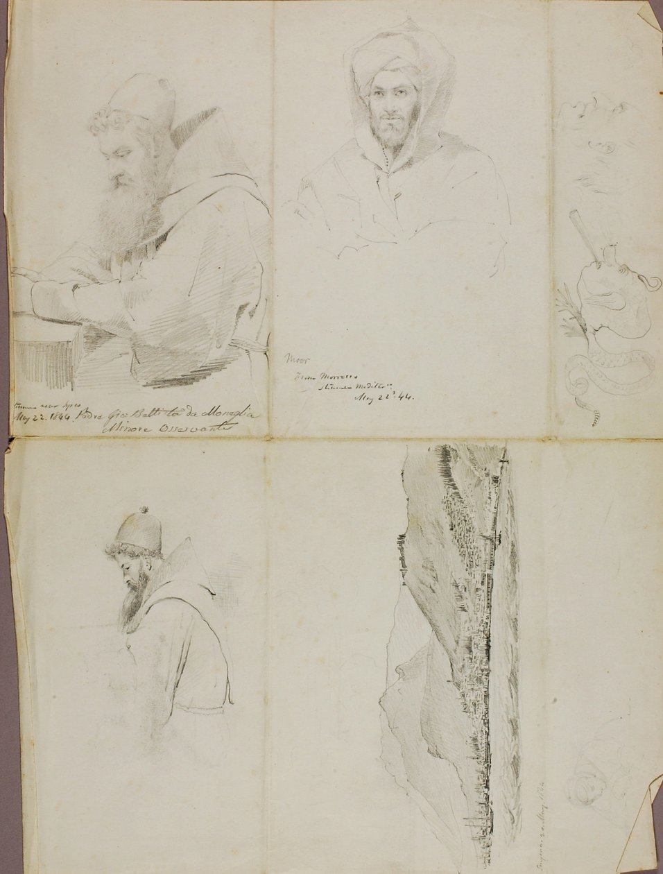 Studies - Landschap en Portret door Miner Kilbourne Kellogg