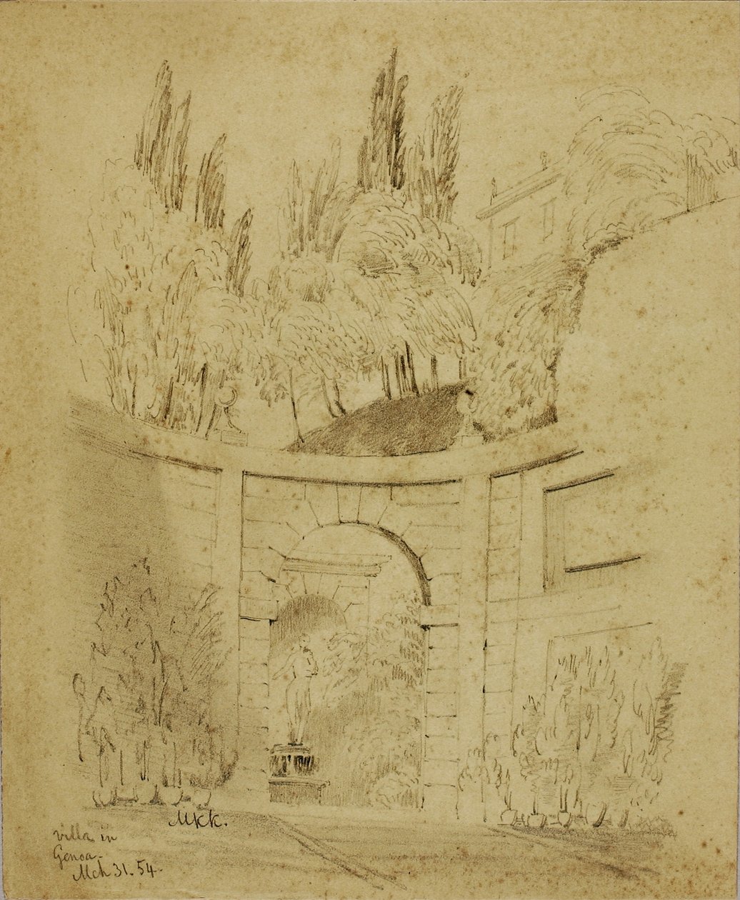 Villa in Genua door Miner Kilbourne Kellogg