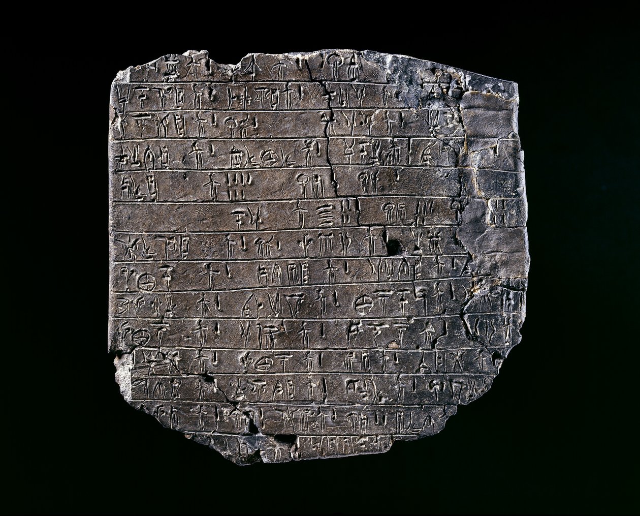 Tablet (gebakken klei) door Minoan