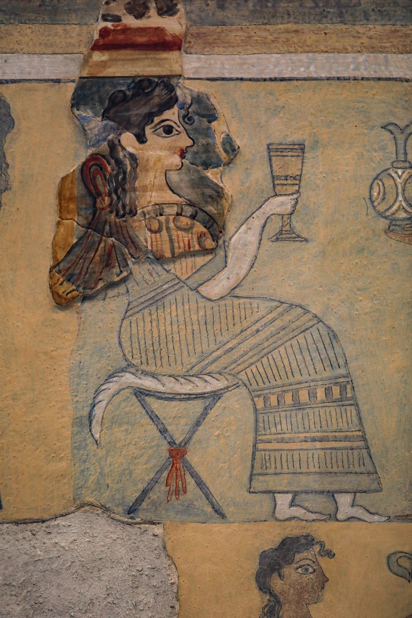 Kampkruk Fresco door Minoan