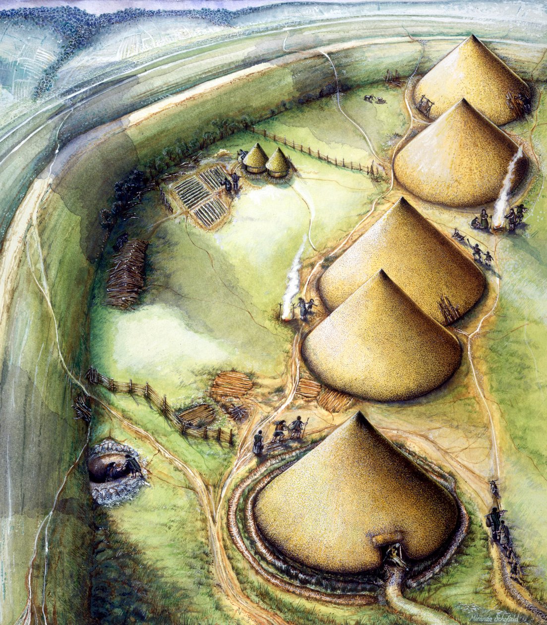 Maiden Castle door Miranda Schofield