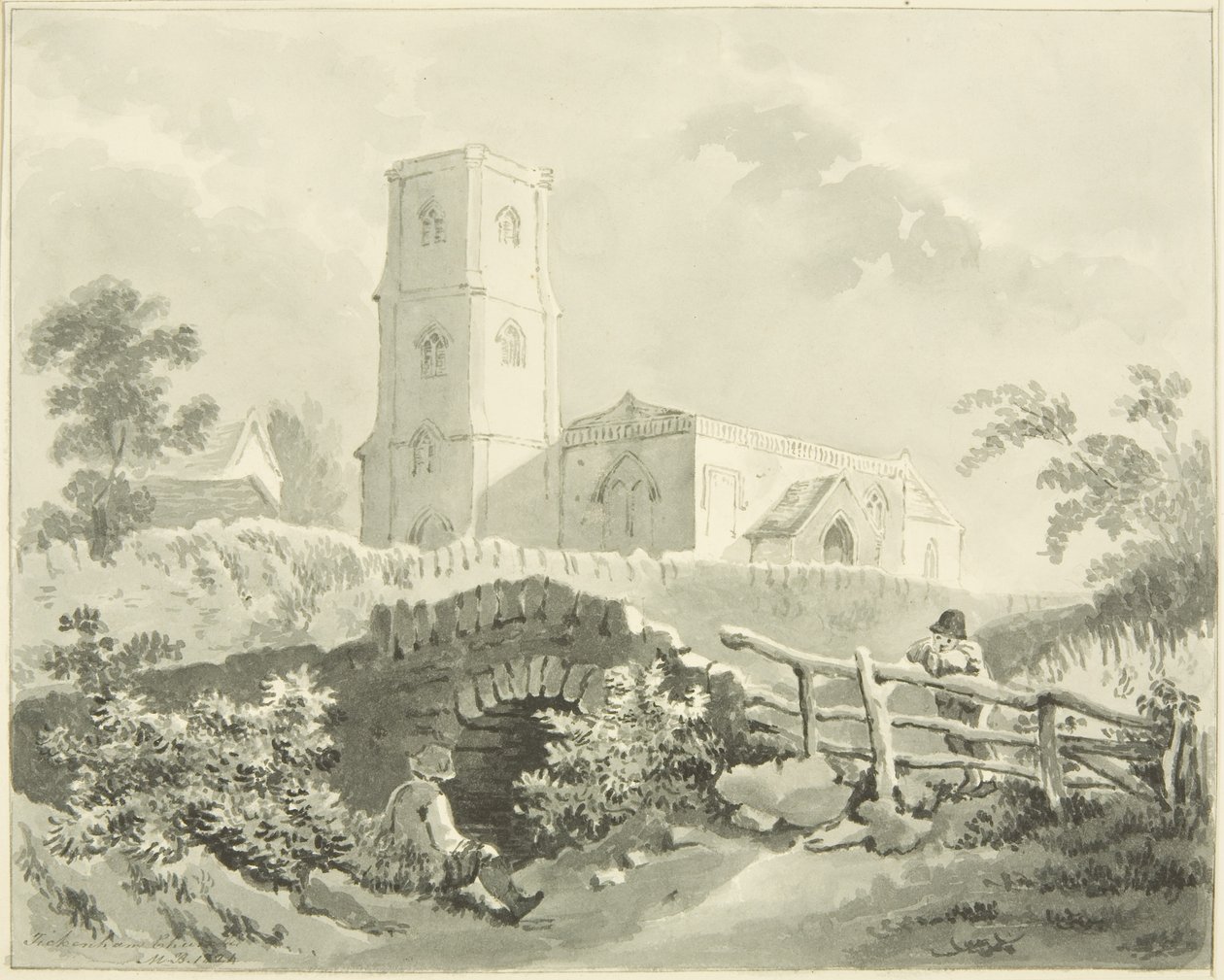 Tickenham Church door Miss Martha Bird