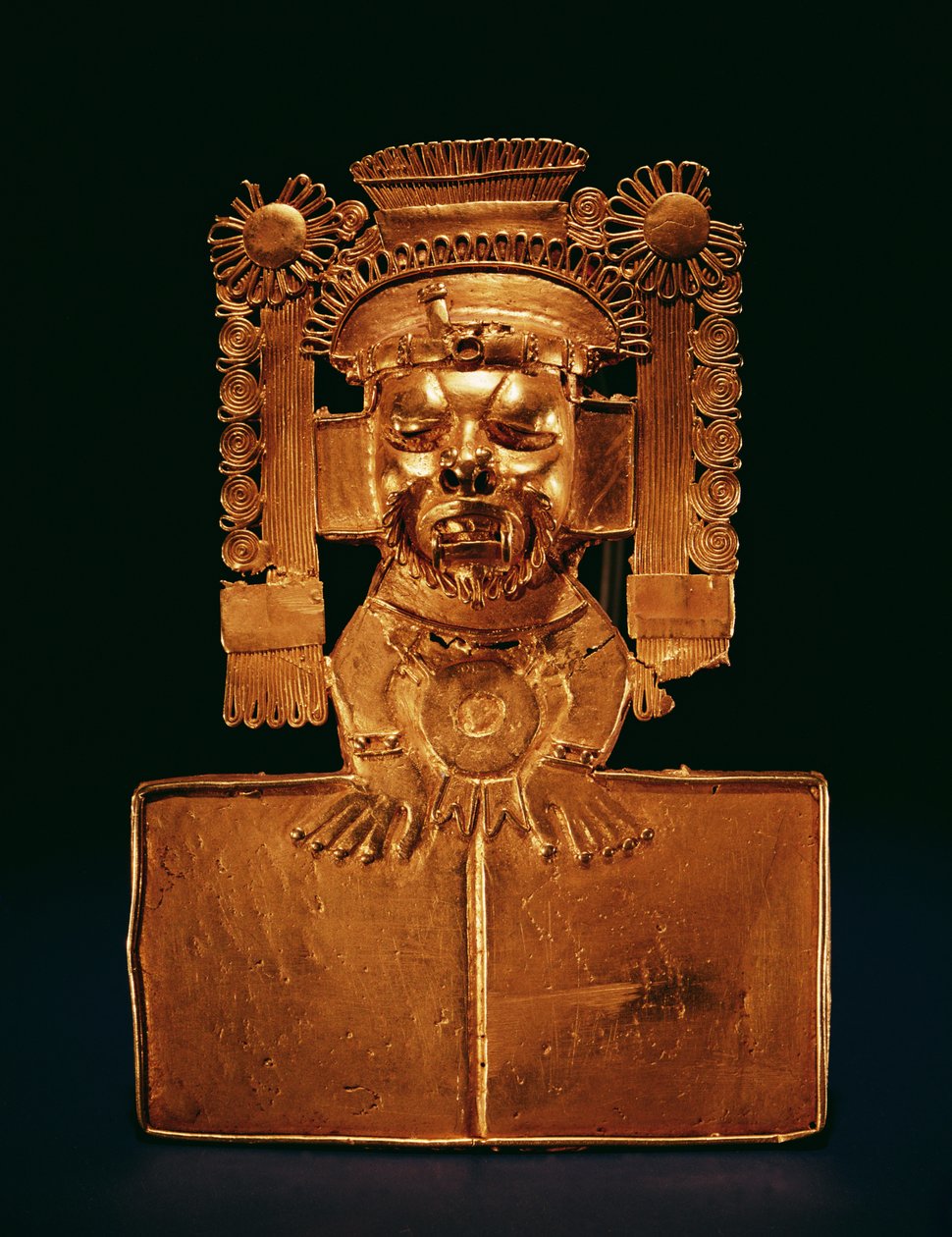 Pectorale van de god Xipe Totec door Mixtec