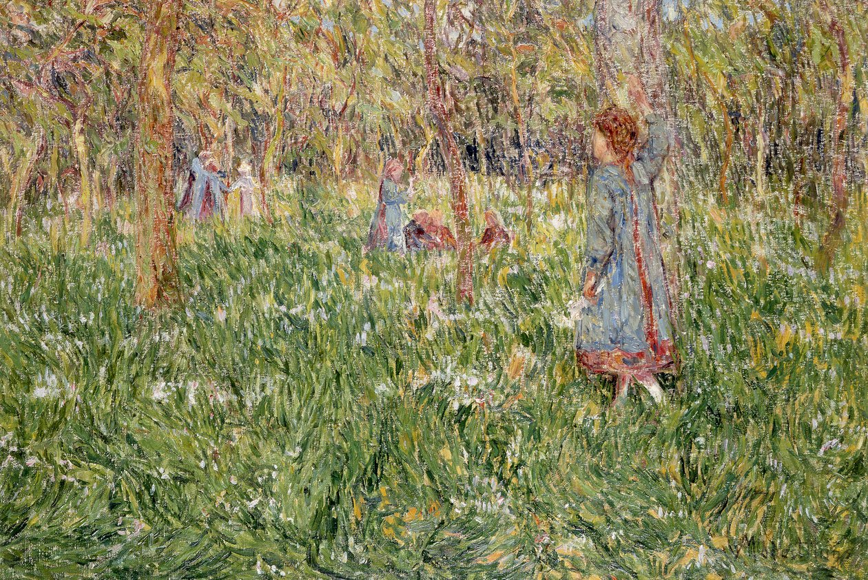 In het bos, 1910 door Modest Huys