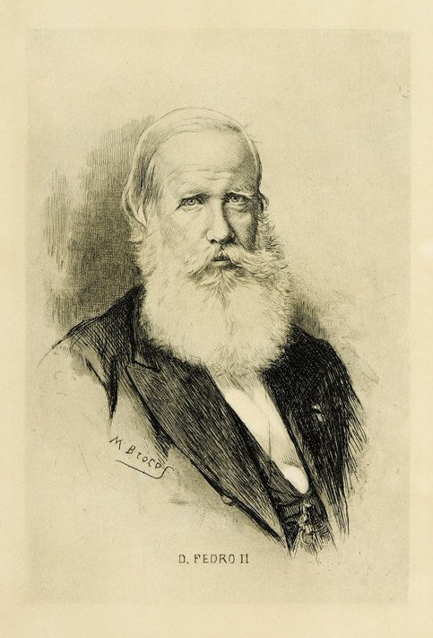 Pedro II van Brazilië door Modesto Brocos