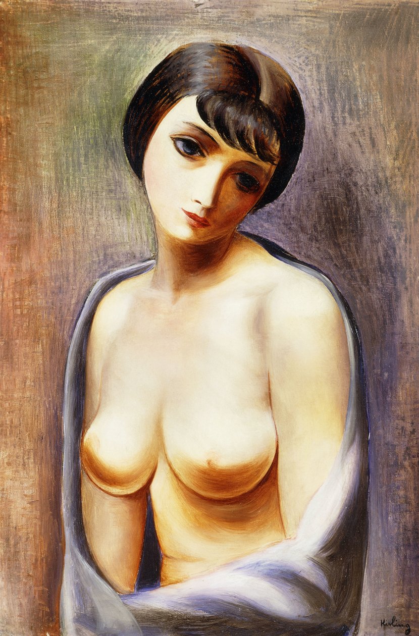 Buste van meisje; Buste de Jeune Fille door Moise Kisling