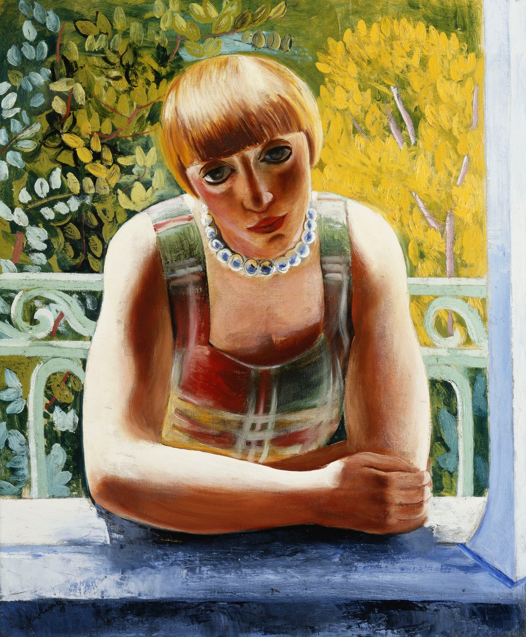Madame Kisling in Saint-Tropez door Moise Kisling