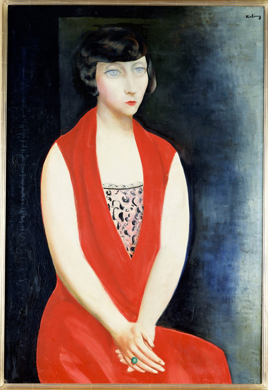 Juffrouw Sylvie door Moise Kisling