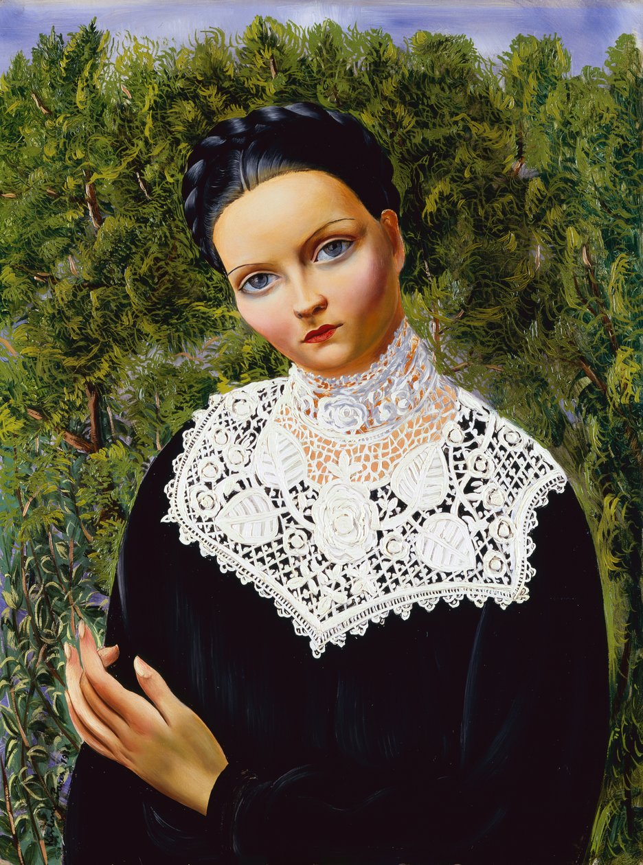 Portret van Madeleine Sologne door Moise Kisling